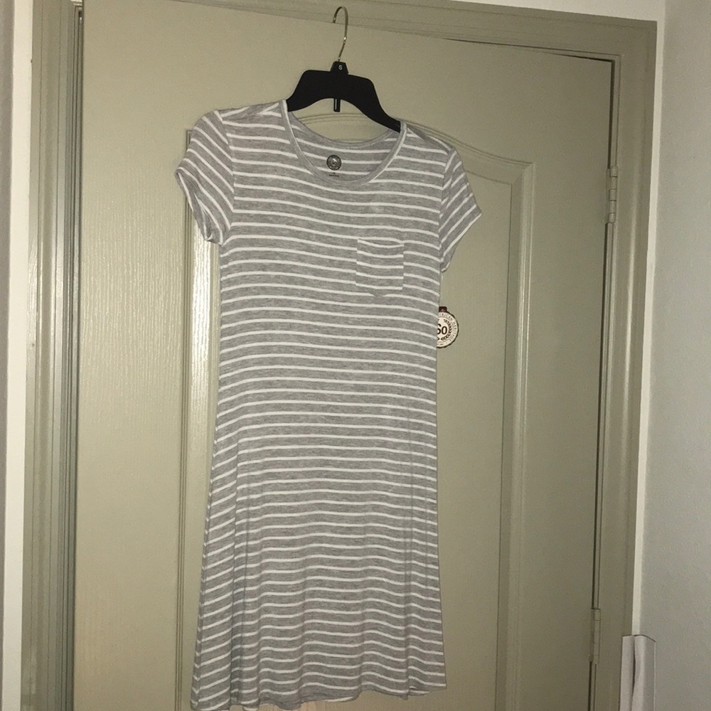 Stripped Swing Dress